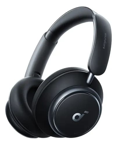 Audifonos Inalambricos Gamer Diadema Bluetooth Soundcore Space Q45 Cancelación Activa De Ruido 98% 65h App Audio Ldac Hi-res Bluetooth 5.3 Ajuste Cómodo Color Negro