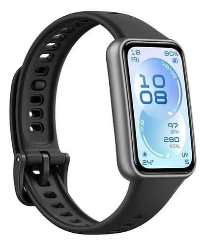 Smartwatch Huawei Band 11 Caja De Polímeros Durables, Gran Pantalla De 1.62 , Monitoreo De Sueño, Bienestar Emocional, Negro Deportivo