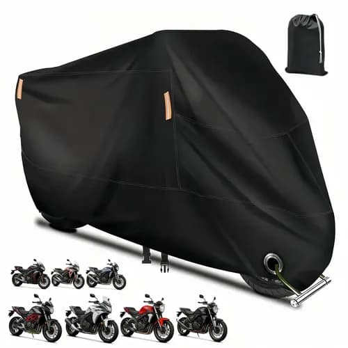 Funda Para Moto Impermeable Protección Solar Grueso 210d Negro MEXSOLTEC