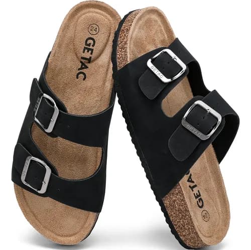 Sandalias Corcho Chanclas Mujer Hombre Broche Ajustable