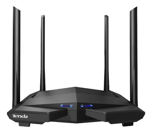Tenda Router Ac10 V5.0 Wifi 5 Ac1200 Doble Banda, 4 Antenas Externas, 1 Wan + 3 Lan Gigabit, Control Parental, Red De Invitados, Ideal Para Streaming, Gaming Y Hogar Conectado